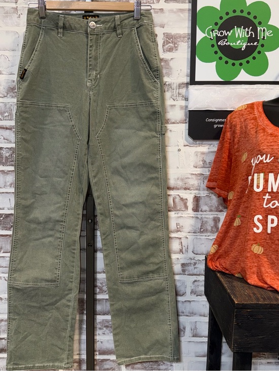 Five star general Pants - Utility carpenter Pants in Olive Green